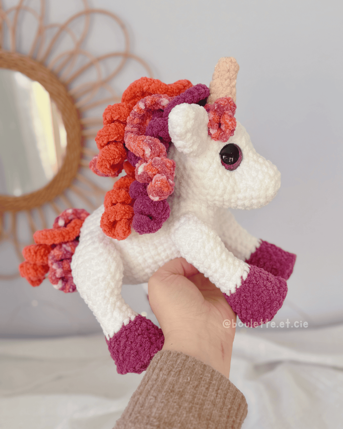 Juniper the Unicorn · PDF Crochet Pattern · Tutoriel de Crochet PDF · Peluche Licorne