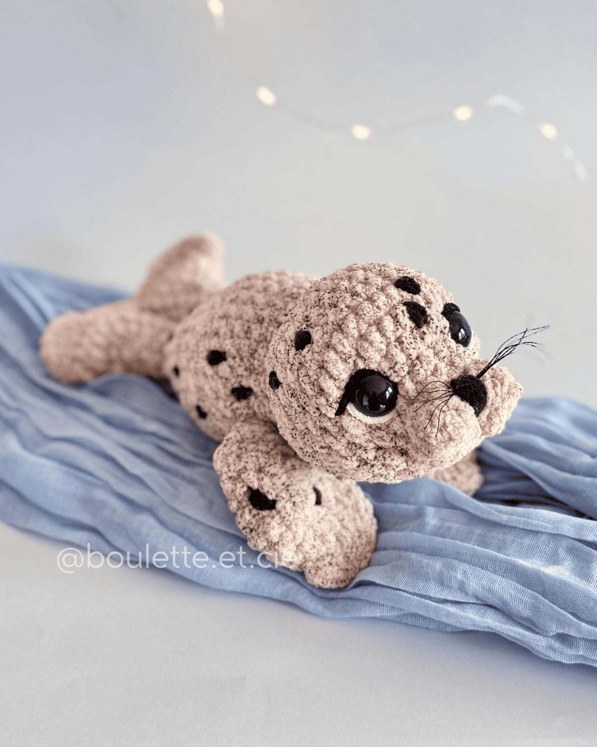 Sally the Seal · PDF Crochet Pattern · Low sew · Sally le Phoque