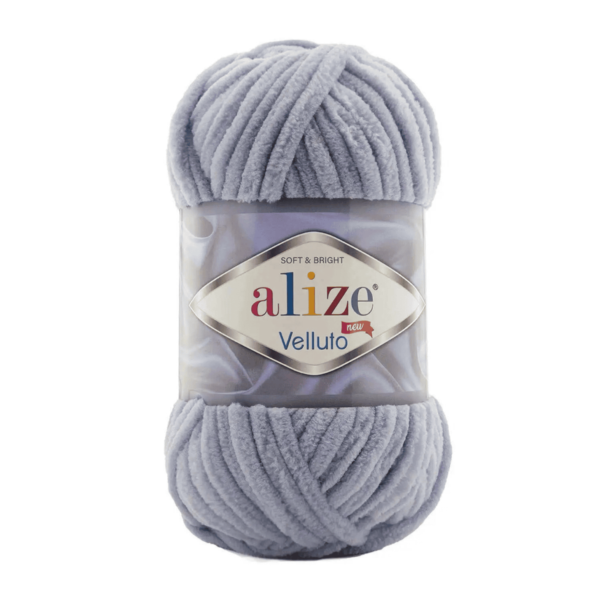 87 Gris Moyen · Alize Velluto