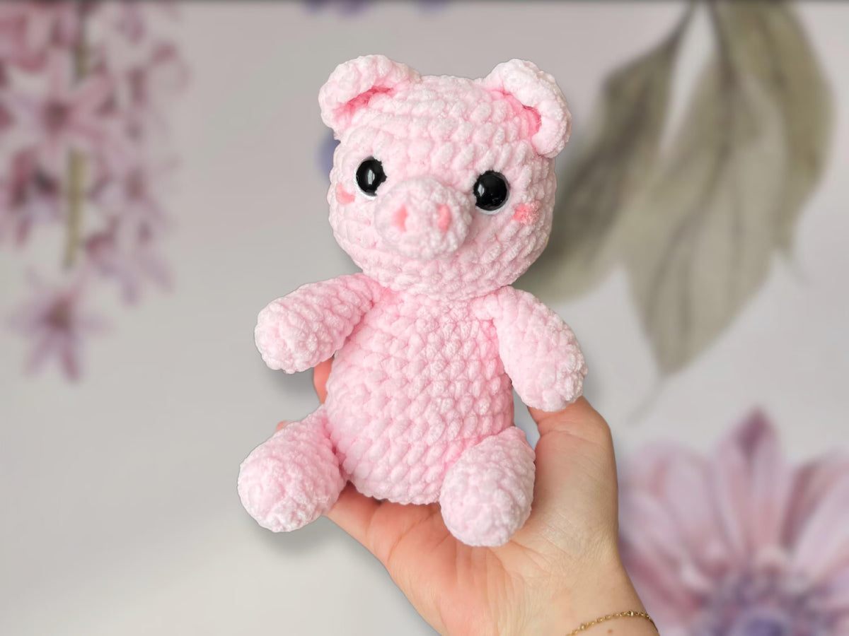 Peach the Piglet · PDF Crochet Pattern · Peach le Cochon