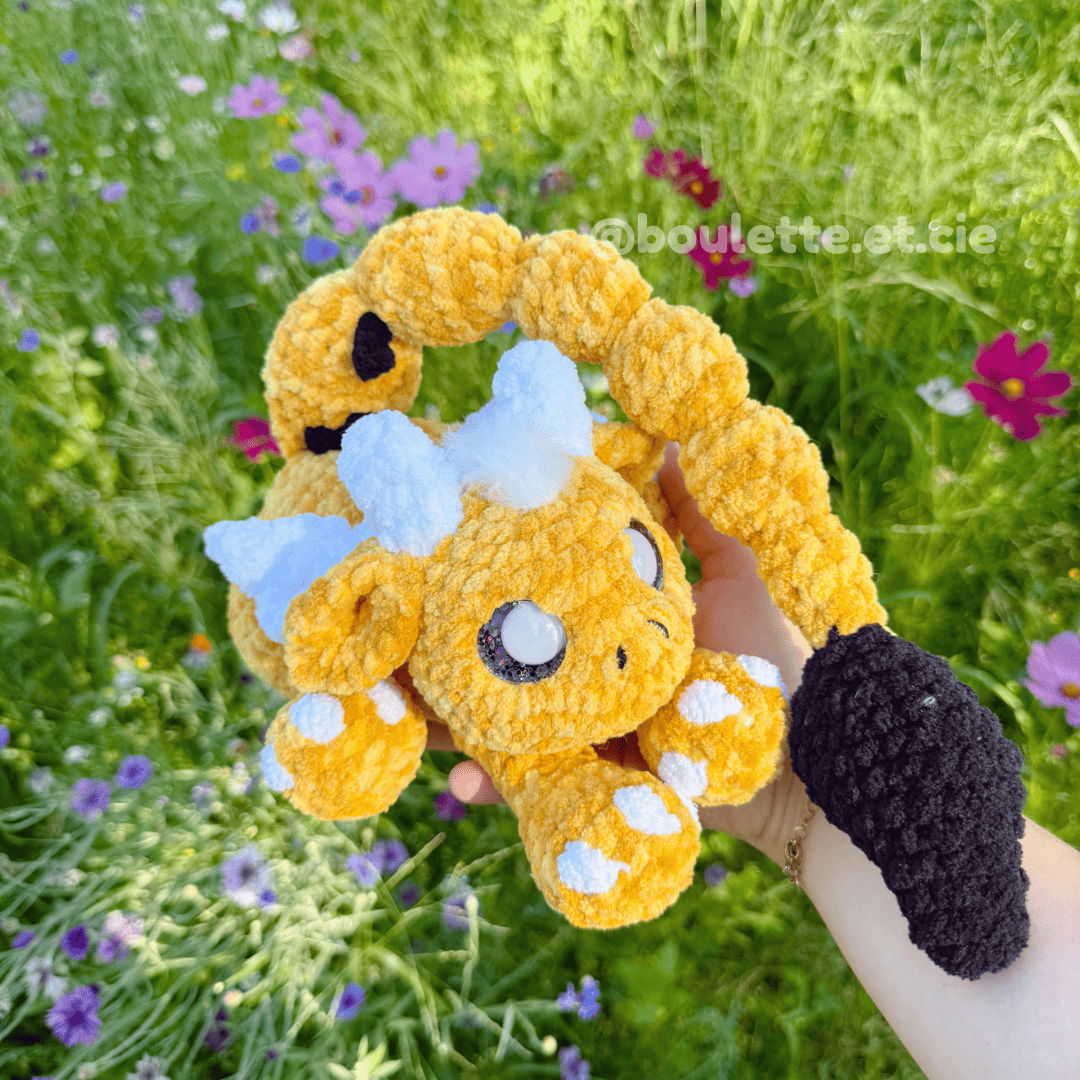 Wuzi the Scorpion-Tailed Dragon · Crochet PDF Pattern · Wuzi le Dragon-Scorpion