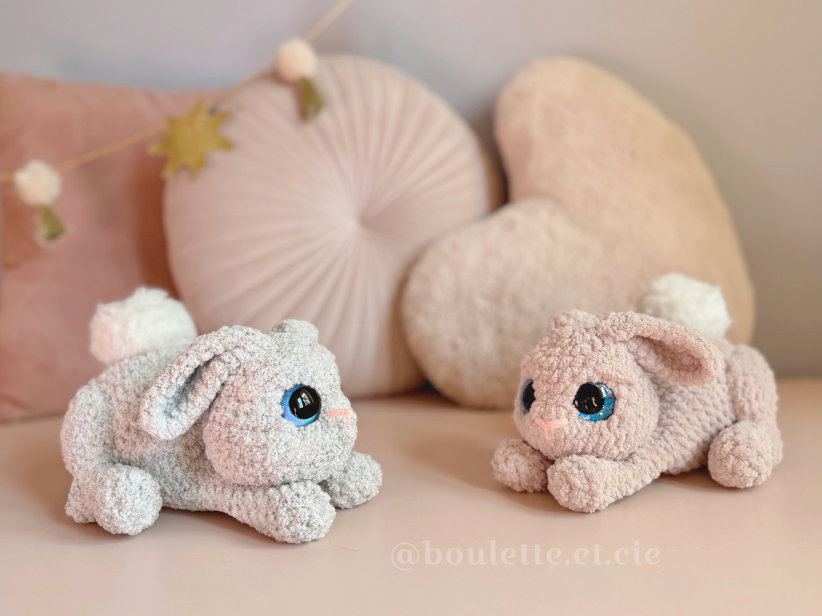 Benny the Curious Bunny · Crochet PDF Pattern · Benny le Lapin Curieux