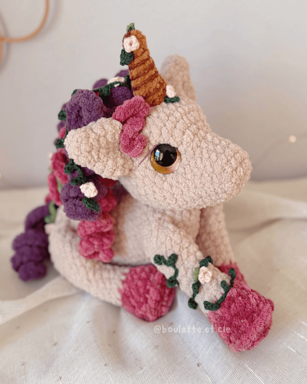 Juniper the Unicorn · PDF Crochet Pattern · Tutoriel de Crochet PDF · Peluche Licorne