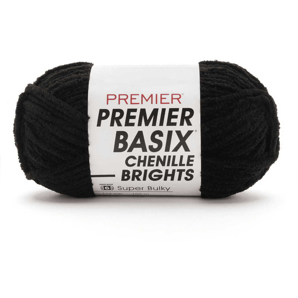 13 Black · Premier Basix Chenille Brights