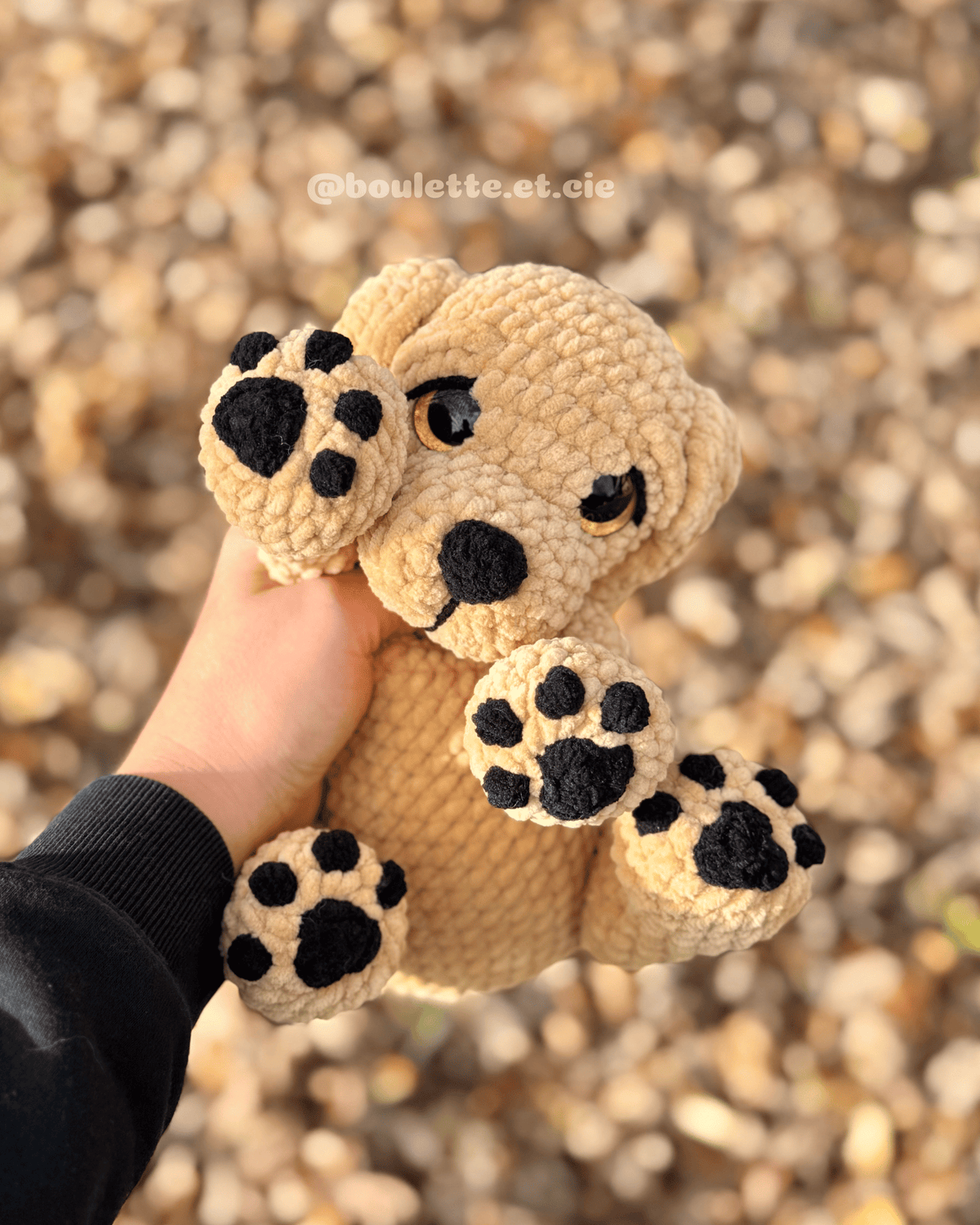 Koko the Golden Retriever · PDF Crochet Pattern · Tutoriel de Crochet PDF · Peluche Chiot