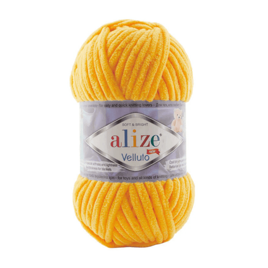216 Jaune Vif · Alize Velluto