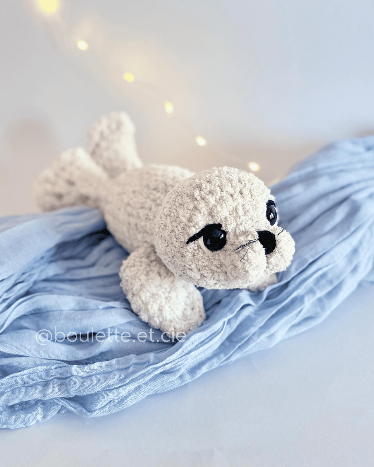 Sally the Seal · PDF Crochet Pattern · Low sew · Sally le Phoque