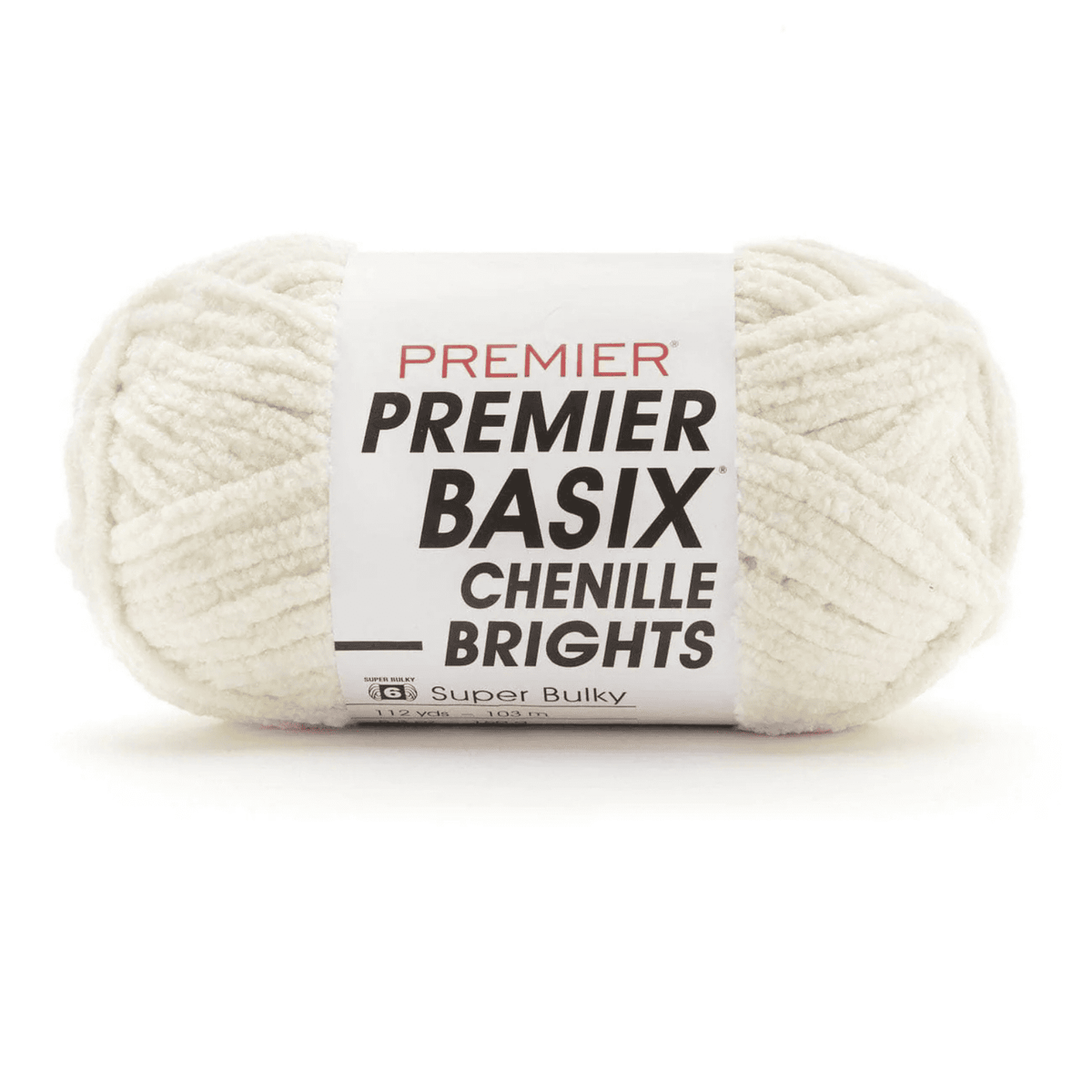 02 Winter White · Premier Basix Chenille Brights