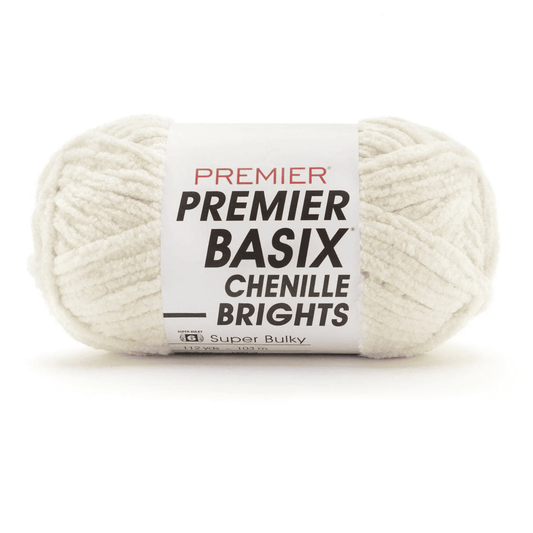 02 Winter White · Premier Basix Chenille Brights