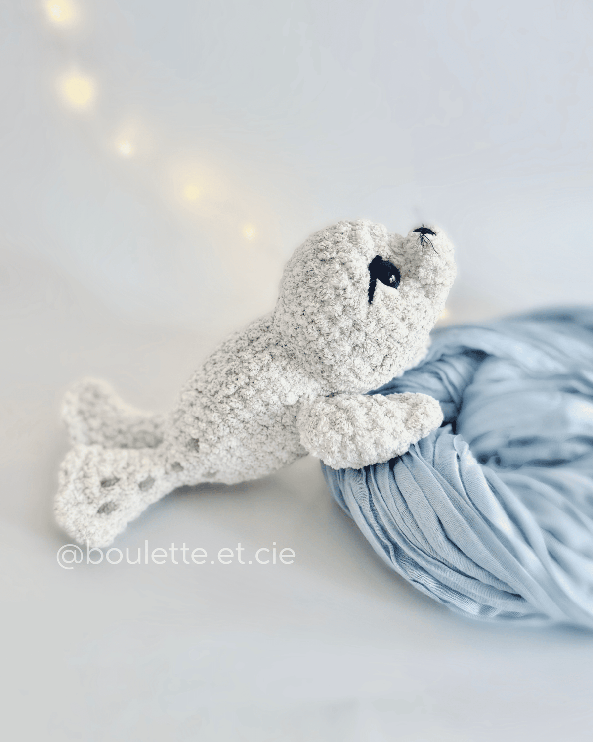 Sally the Seal · PDF Crochet Pattern · Low sew · Sally le Phoque