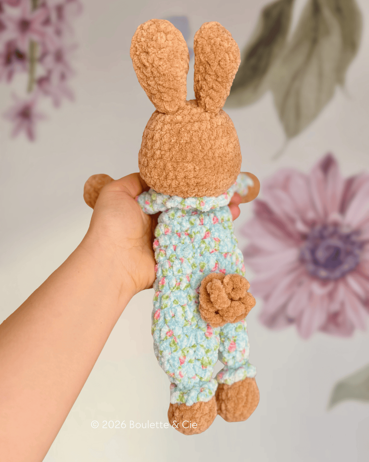 Clover · Doudou lapin - Bunny snuggler · PDF Crochet Pattern · Tutoriel de Crochet