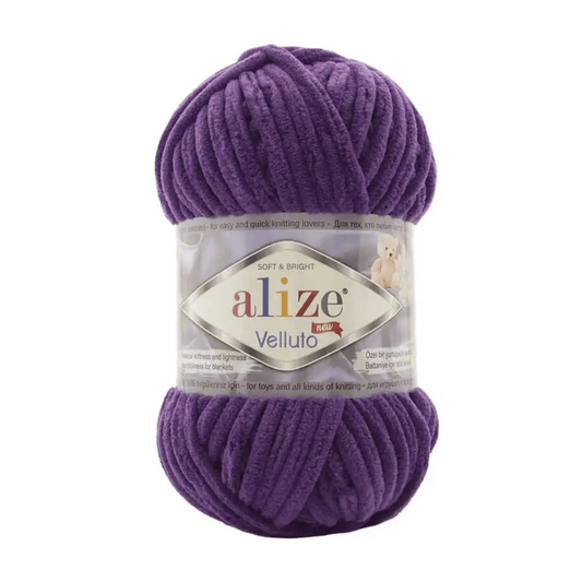 44 Aubergine · Alize Velluto