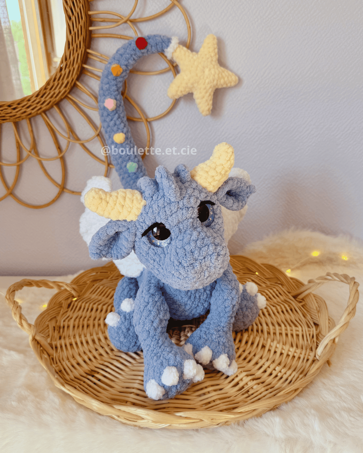 Nova, the sky dragon · PDF Crochet Pattern · Tutoriel de Crochet PDF
