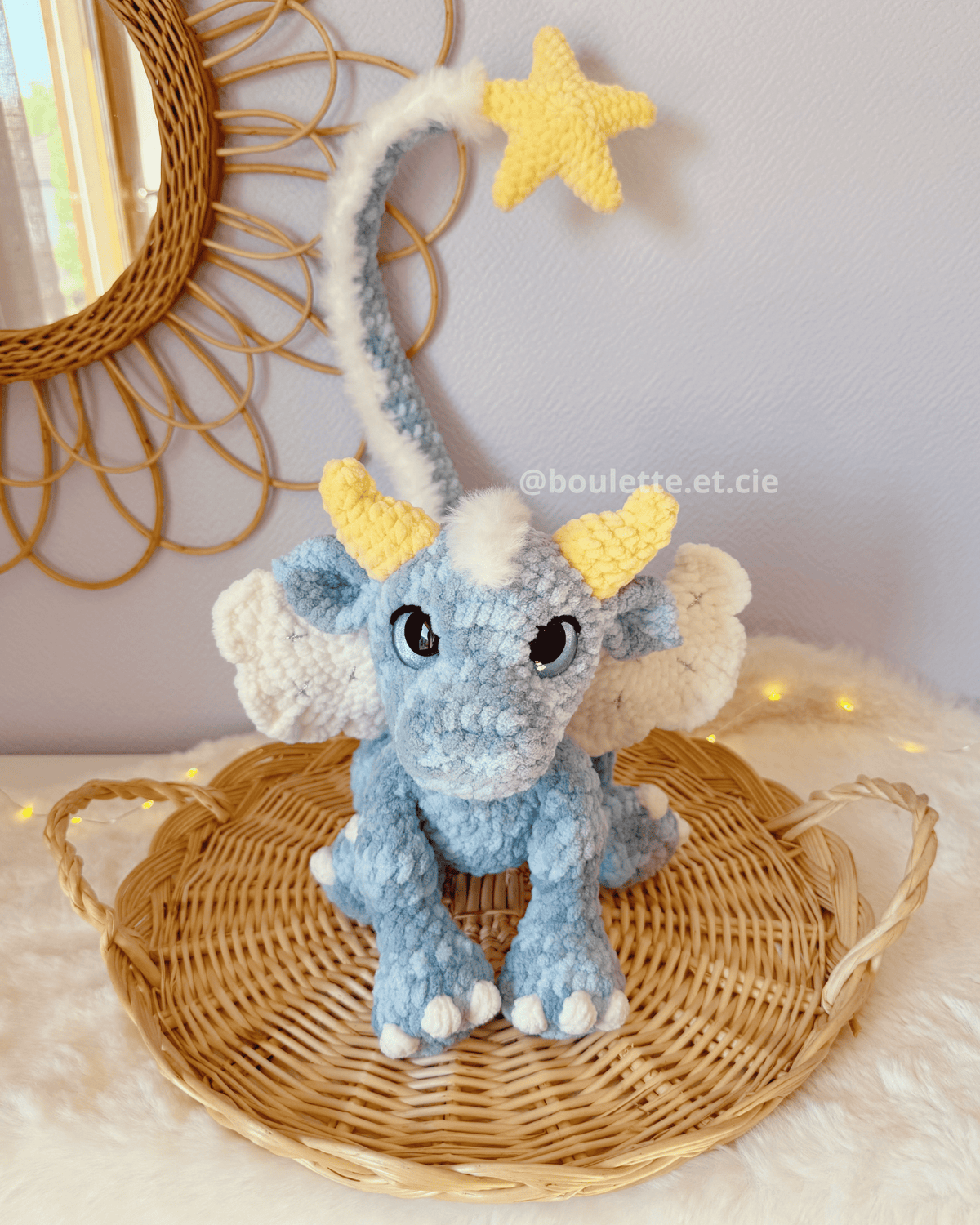 Nova, the sky dragon · PDF Crochet Pattern · Tutoriel de Crochet PDF