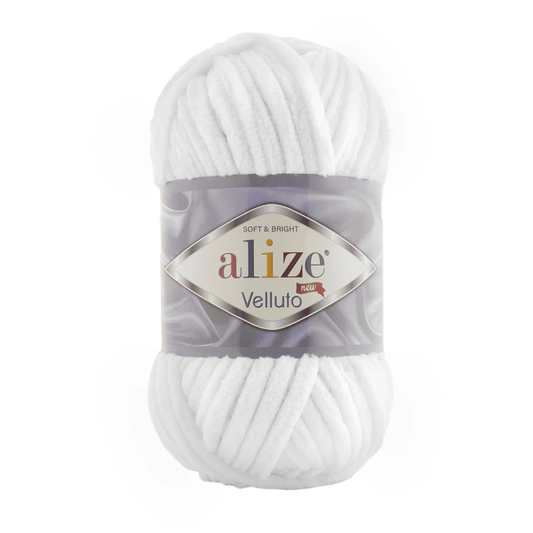 55 Blanc · Alize Velluto
