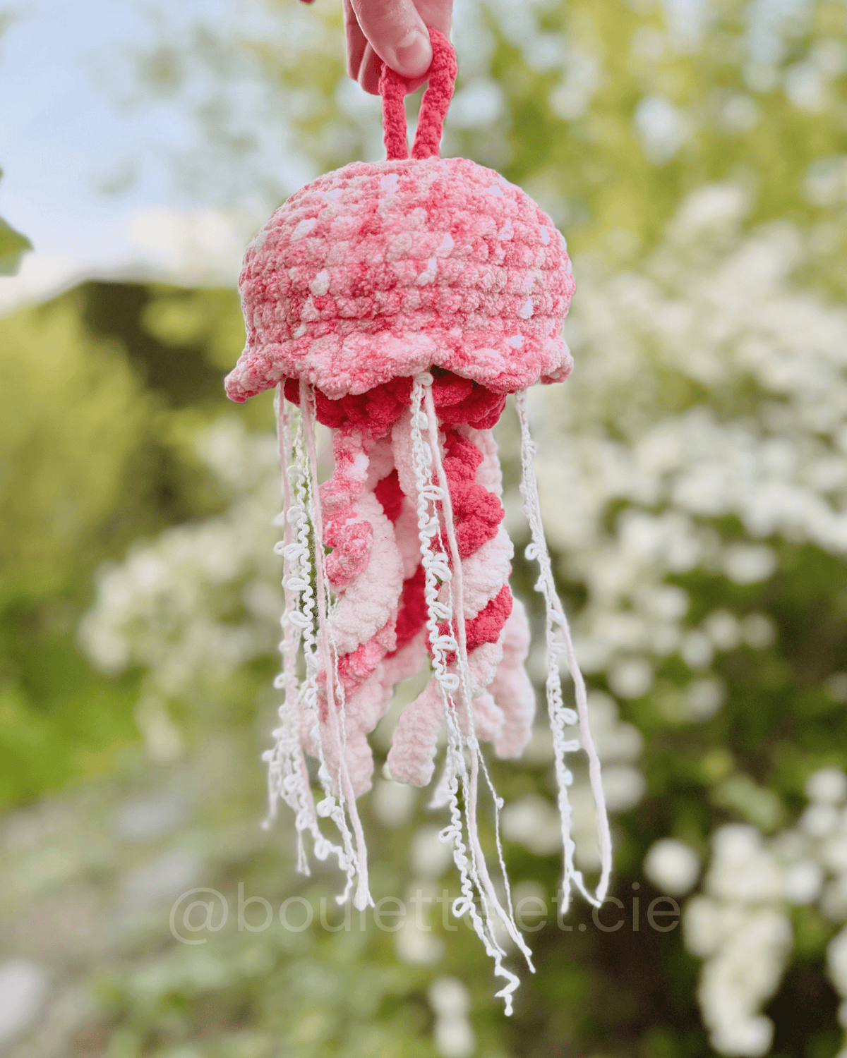 Baby Acqua · PDF Crochet Pattern · No-sew Jellyfish · Méduse au crochet