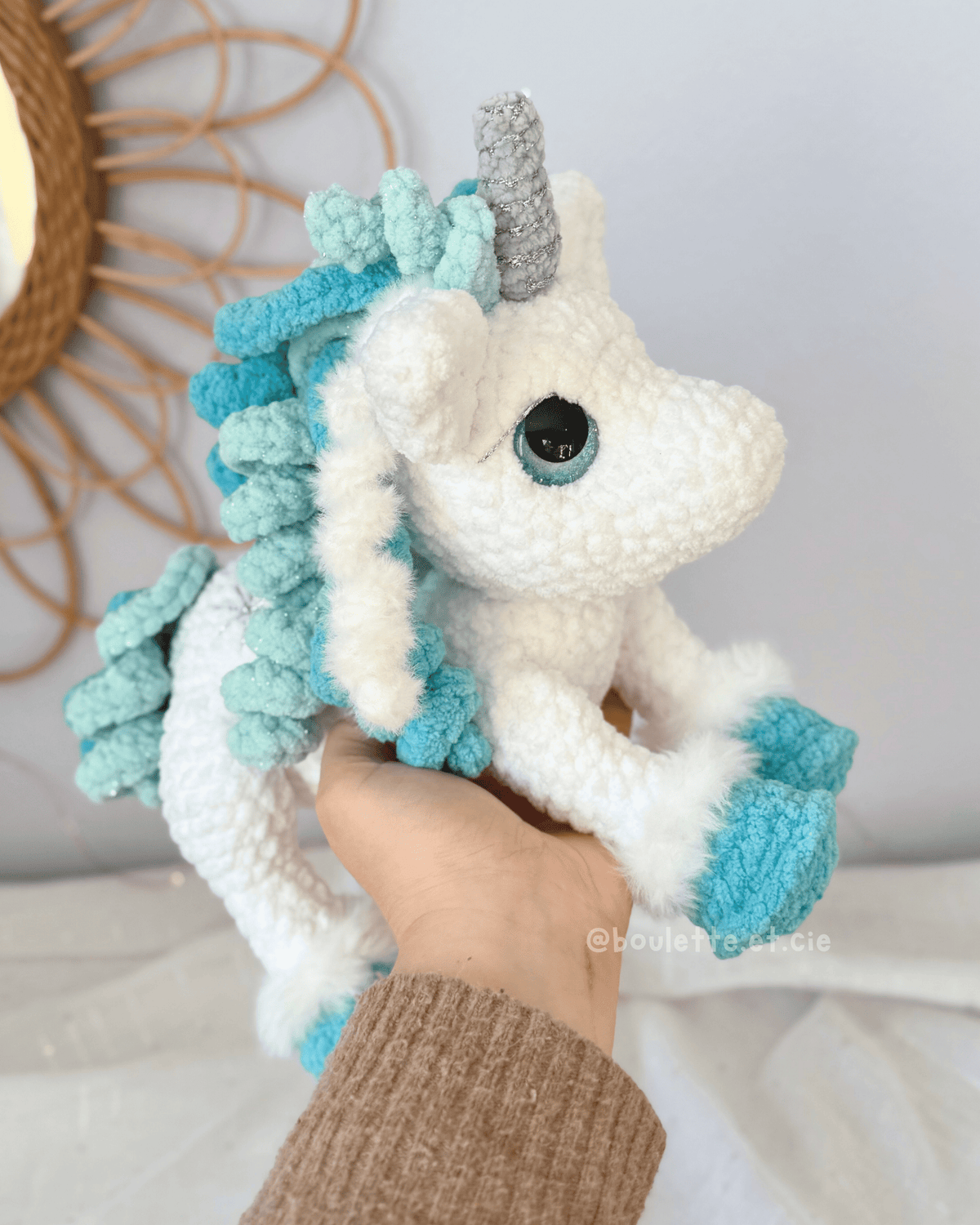 Juniper the Unicorn · PDF Crochet Pattern · Tutoriel de Crochet PDF · Peluche Licorne