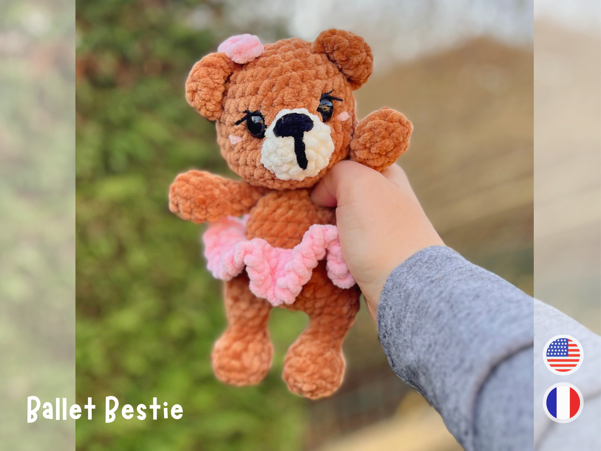 Maple the Squishy Bear · PDF Crochet Pattern · Maple l'Ourson