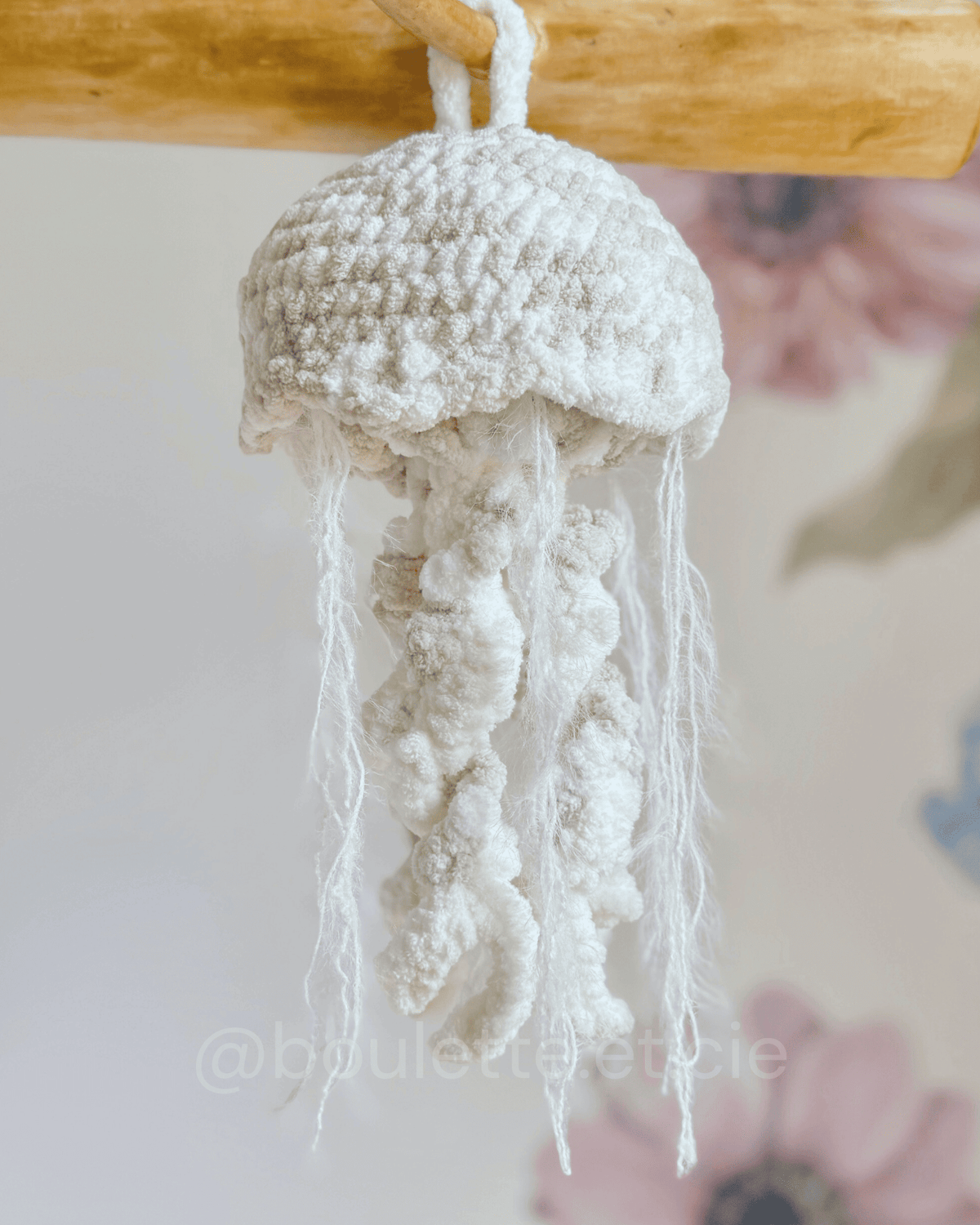 Baby Acqua · PDF Crochet Pattern · No-sew Jellyfish · Méduse au crochet