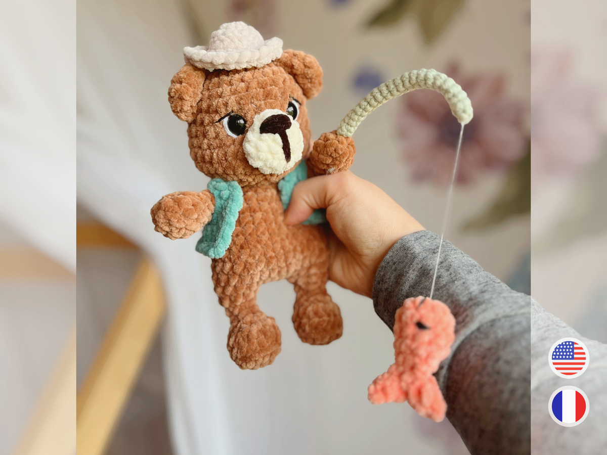 Maple the Squishy Bear · PDF Crochet Pattern · Maple l'Ourson