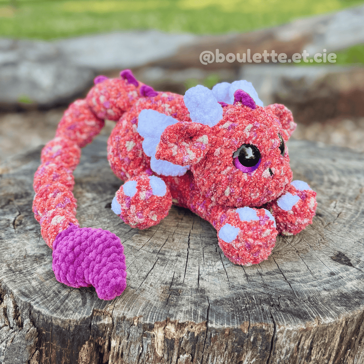 Wuzi the Scorpion-Tailed Dragon · Crochet PDF Pattern · Wuzi le Dragon-Scorpion