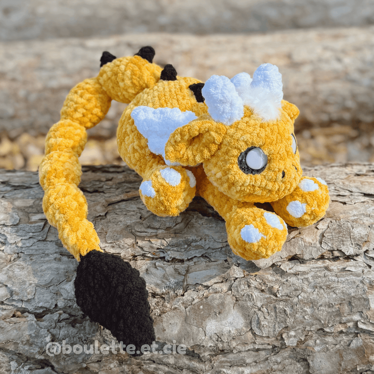 Wuzi the Scorpion-Tailed Dragon · Crochet PDF Pattern · Wuzi le Dragon-Scorpion