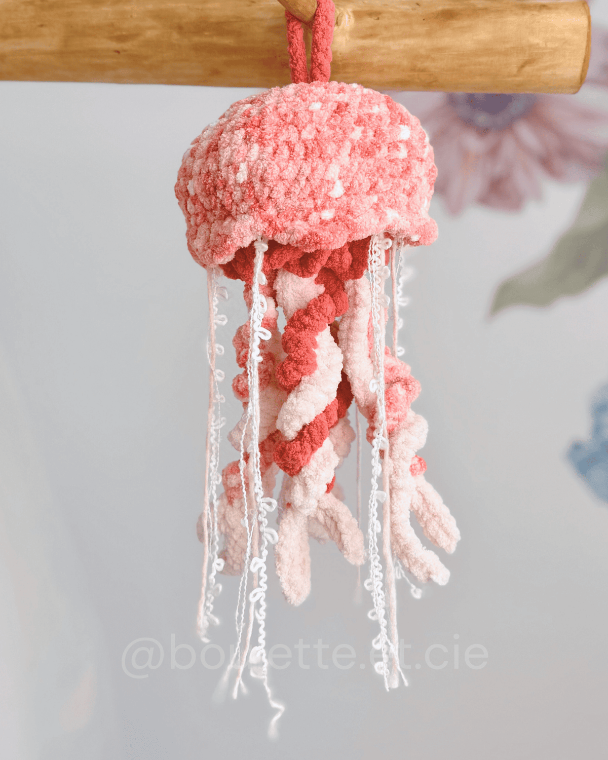 Baby Acqua · PDF Crochet Pattern · No-sew Jellyfish · Méduse au crochet