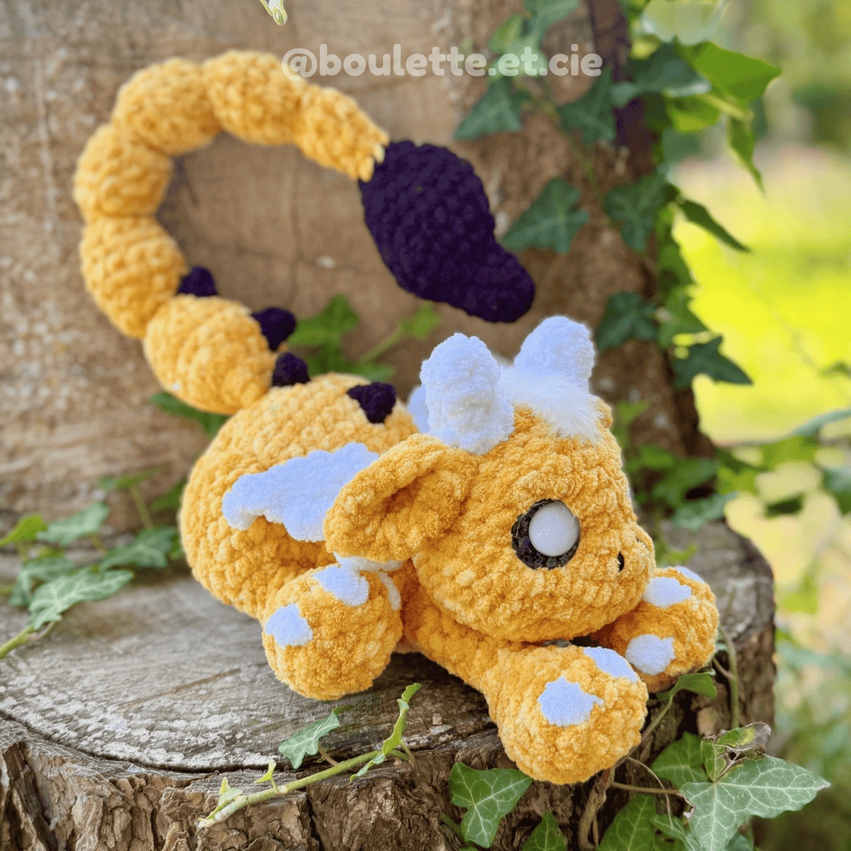 Wuzi the Scorpion-Tailed Dragon · Crochet PDF Pattern · Wuzi le Dragon-Scorpion
