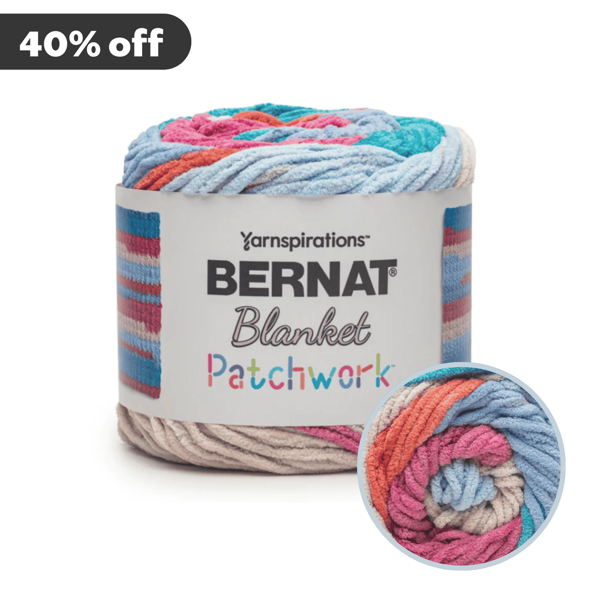 Bernat Blanket Patchwork · Beach Towel