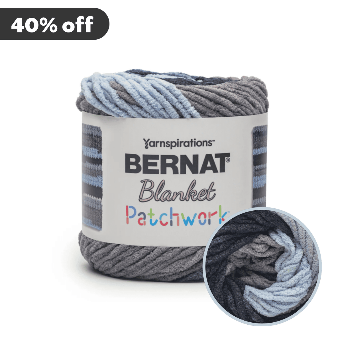 Bernat Blanket Patchwork · Nautical