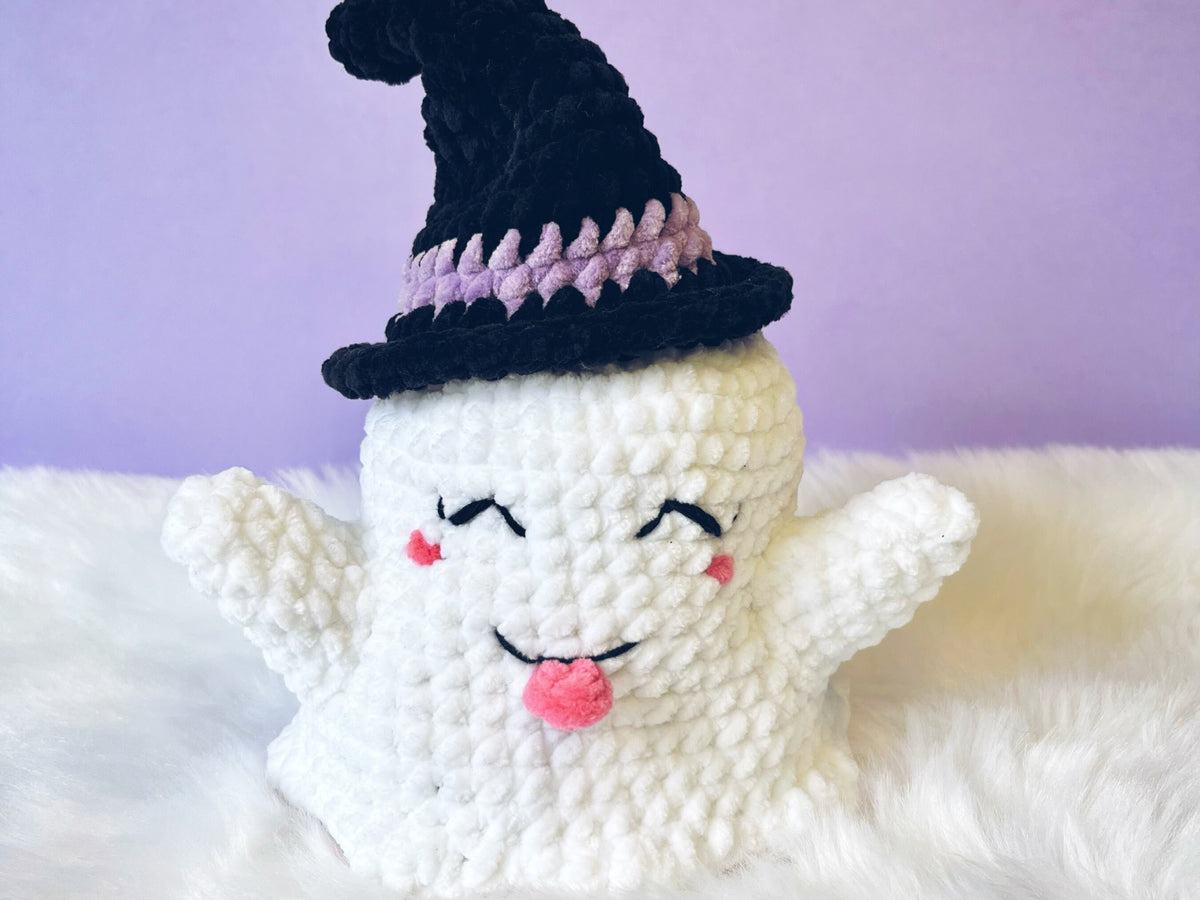 Ghost-monster · PDF Crochet Pattern · Peluche Réversible · Halloween