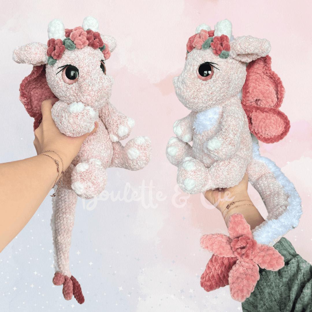 Petunia the Butterfly Dragon · PDF Crochet Pattern · Pétunia le Dragon Papillon