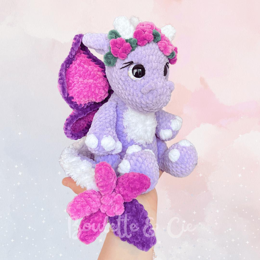 Petunia the Butterfly Dragon · PDF Crochet Pattern · Pétunia le Dragon Papillon