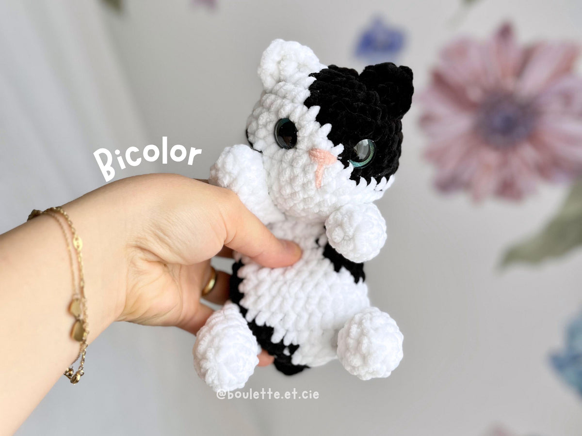 Katy the Squishy Kitty · PDF Crochet Pattern · Katty le Chaton Moelleux
