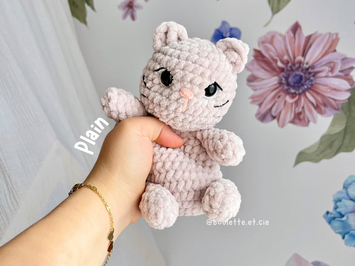 Katy the Squishy Kitty · PDF Crochet Pattern · Katty le Chaton Moelleux