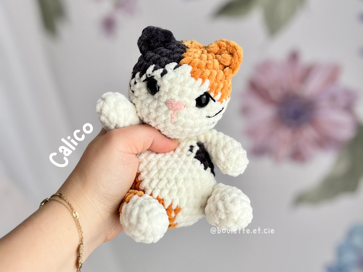 Katy the Squishy Kitty · PDF Crochet Pattern · Katty le Chaton Moelleux