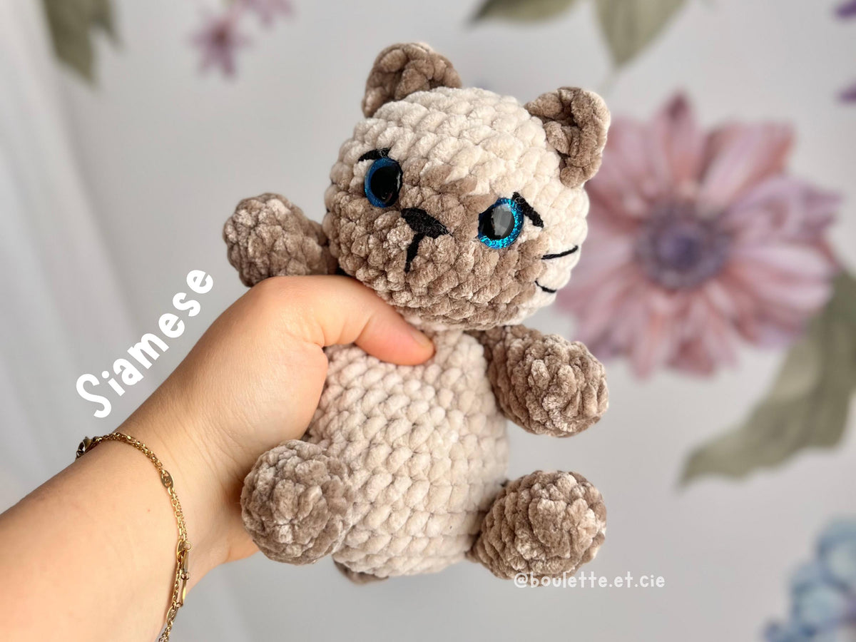 Katy the Squishy Kitty · PDF Crochet Pattern · Katty le Chaton Moelleux