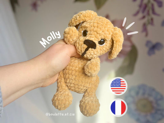 Molly the Puppy · PDF Crochet Pattern · Molly le Chiot