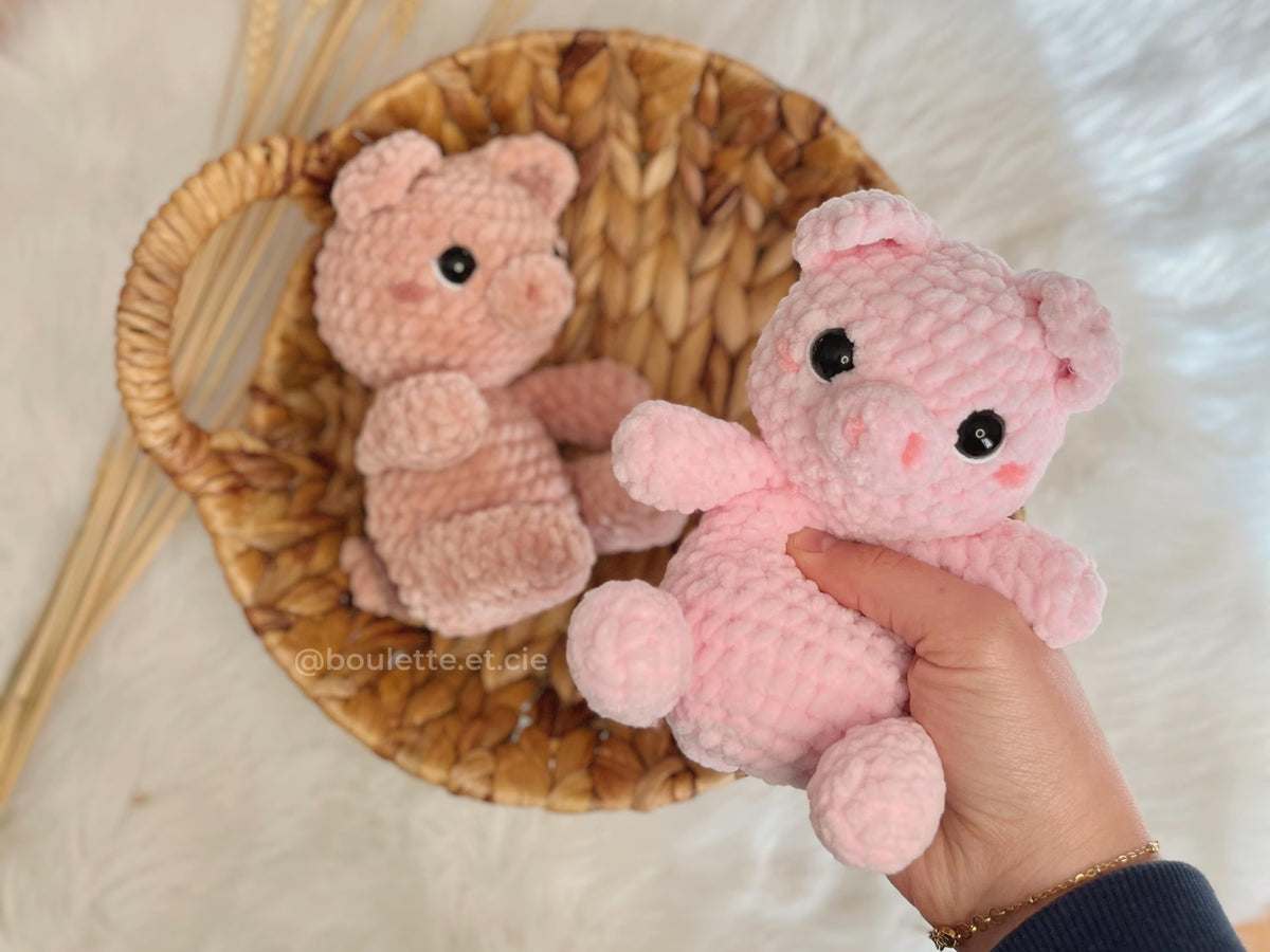Peach the Piglet · PDF Crochet Pattern · Peach le Cochon