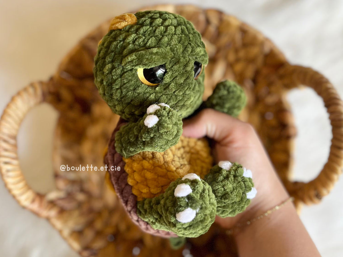 Tina Turtle · PDF CRochet Pattern · Tina la Tortue