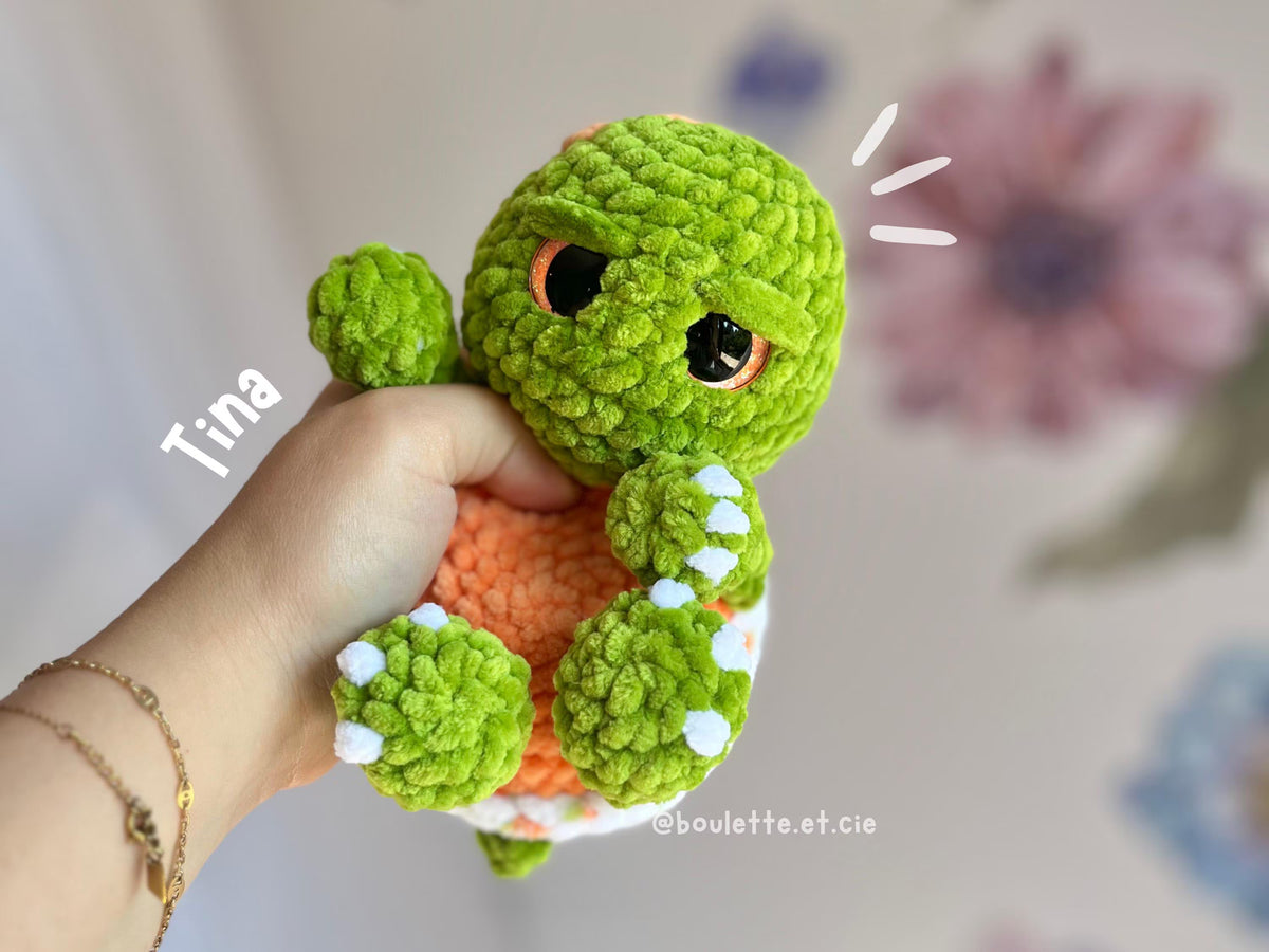 Tina Turtle · PDF CRochet Pattern · Tina la Tortue