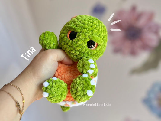 Tina Turtle · PDF CRochet Pattern · Tina la Tortue