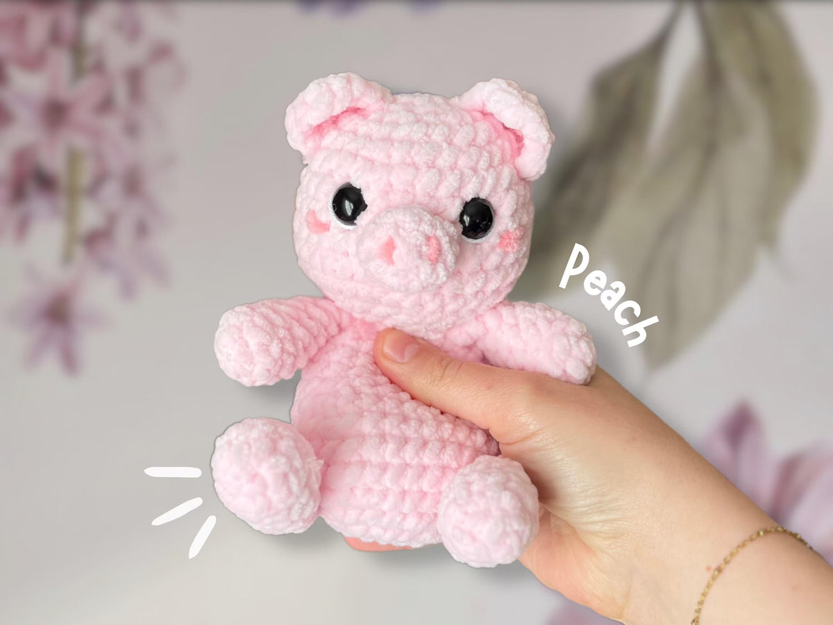 Peach the Piglet · PDF Crochet Pattern · Peach le Cochon