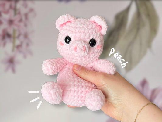 Peach the Piglet · PDF Crochet Pattern · Peach le Cochon