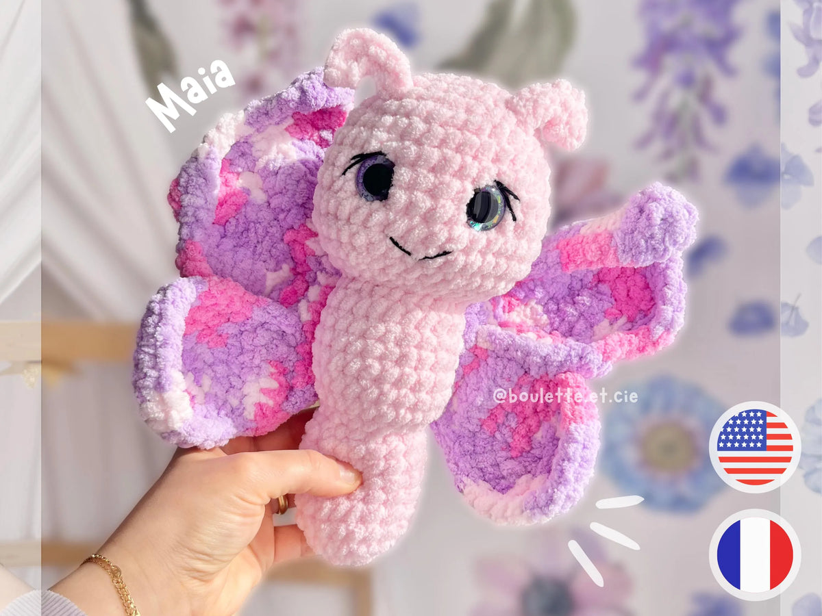 Maia the Butterfly · PDF Crochet Pattern · Maïa le Papillon