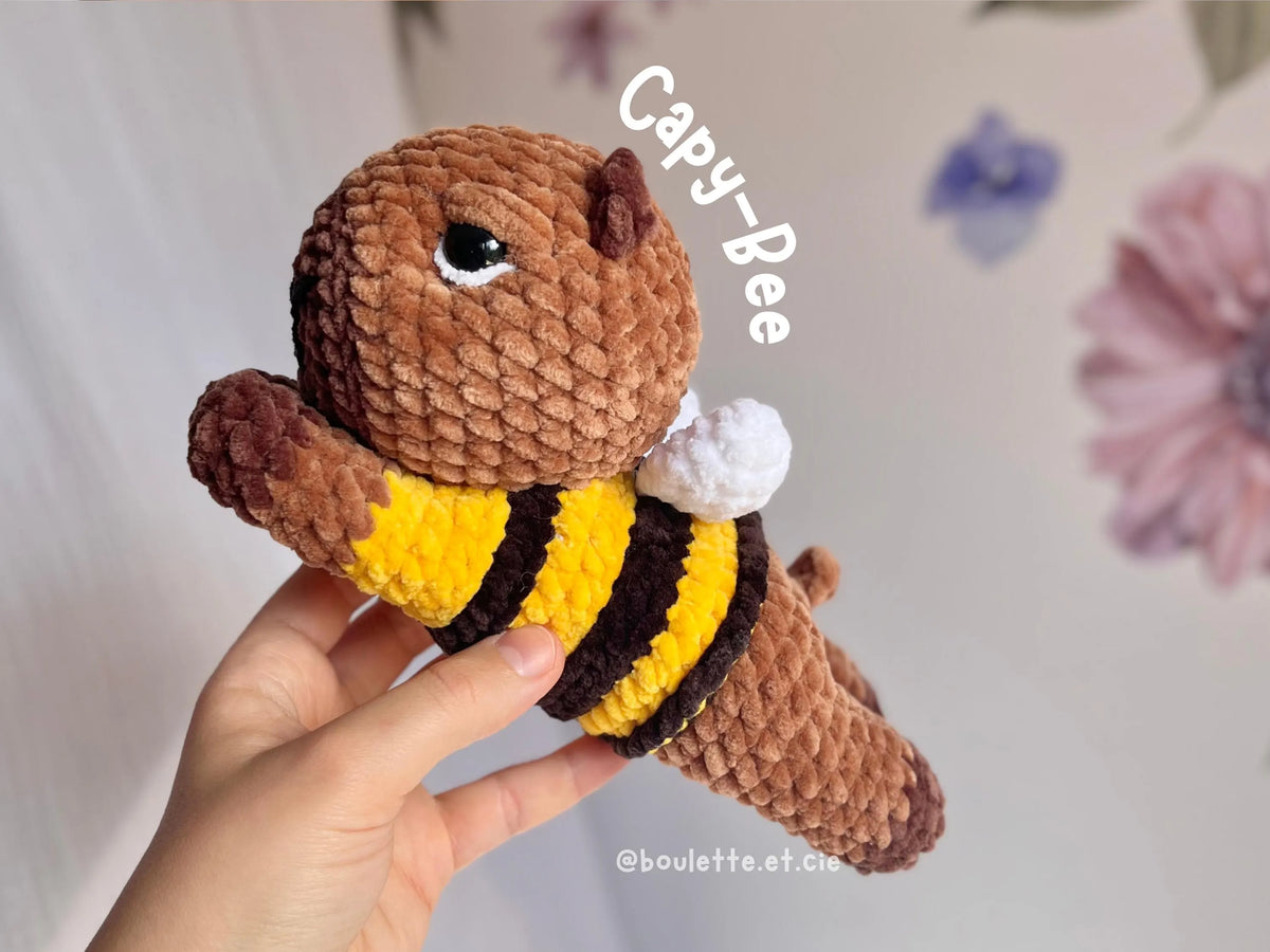Lazy Capybara · PDF Crochet Pattern · Capybara Tutoriel Crochet