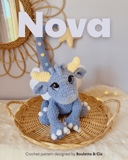 Nova, the sky dragon · PDF Crochet Pattern · Tutoriel de Crochet PDF