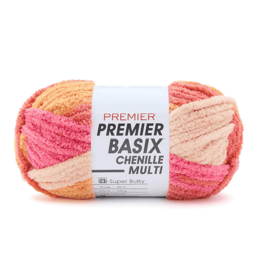 06 Pink Lemonade · Premier Basix Chenille Brights Multi